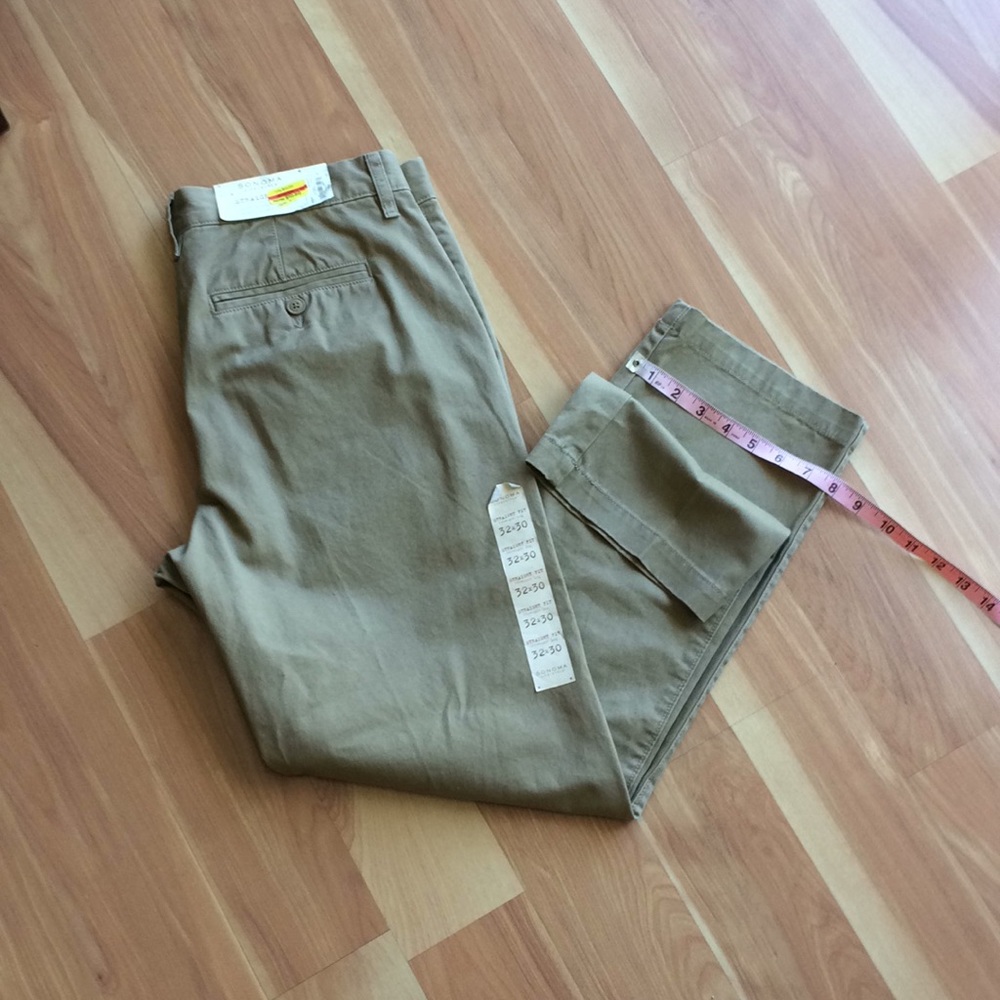 Straight leg Sonoma khaki pants - Picture 2 of 8